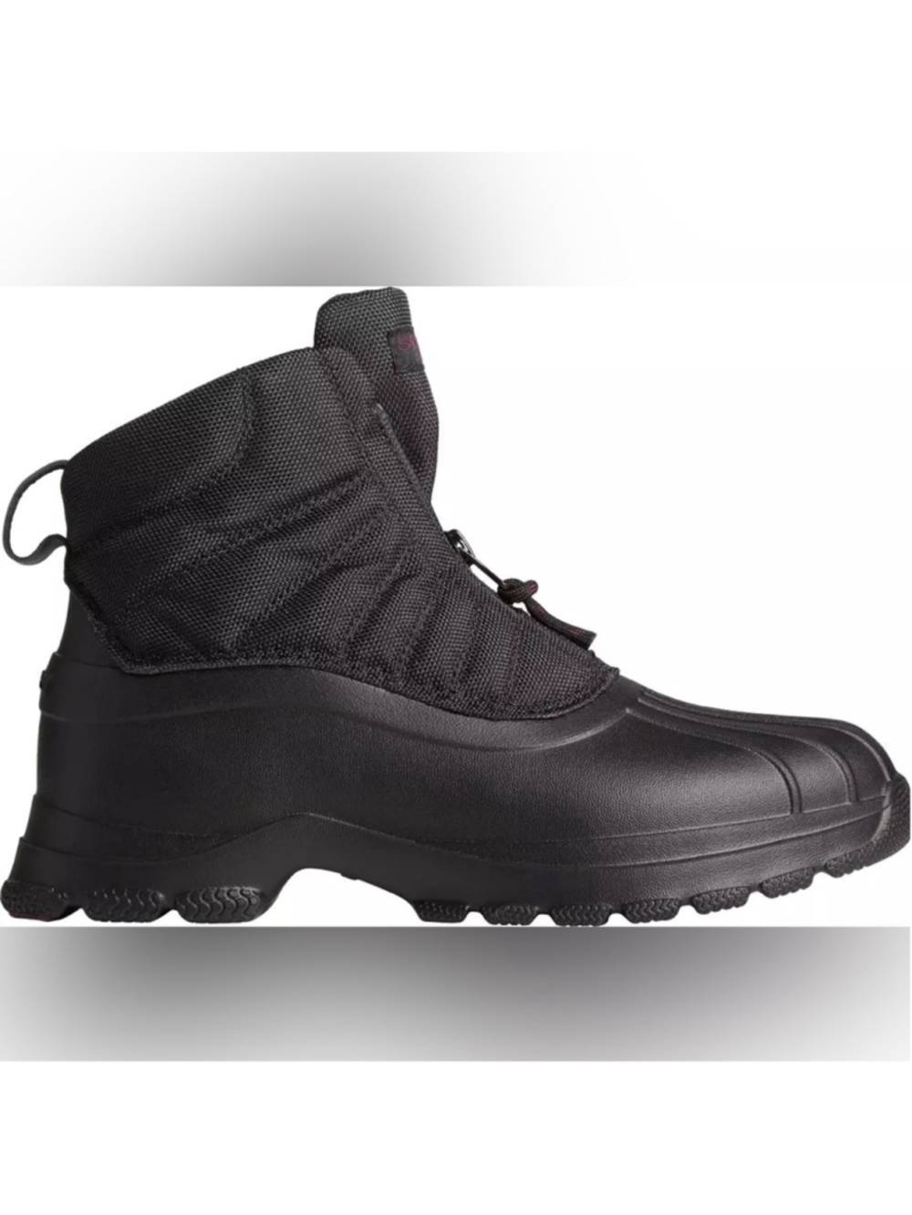 Sperry duck float zip seacycled boots black size 6